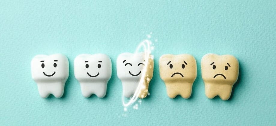 Hur länge kommer tänderna att vara vita?